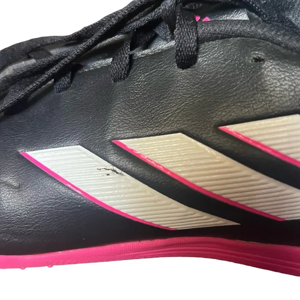 ADIDAS Mens Copa Pure.4 Indoor Football Boots Black Pink White Size US 8.5 FR 42